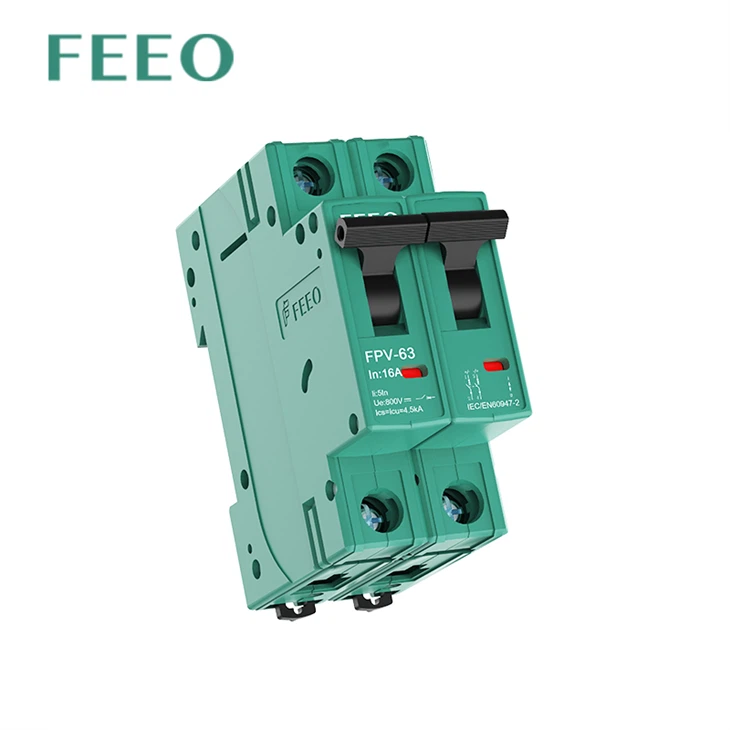 DC MCB 2P 550VDC 10KA Circuit Breaker