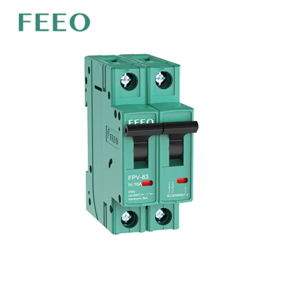 DC MCB 2P 550VDC 10KA Circuit Breaker