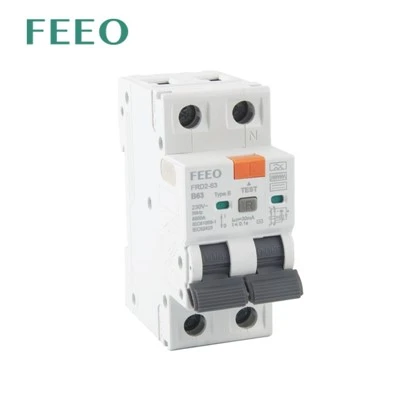 FRD2-63B 63A 2P RCBO RCD TIP B