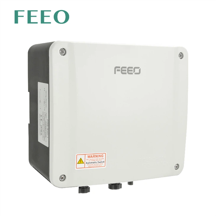 Panel Solari li ma jgħaddix ilma minn Swiċċ tas-Sigurtà Firefighter 1500VDC 40A IP66 Apparat ta 'Shutdown Rapidu